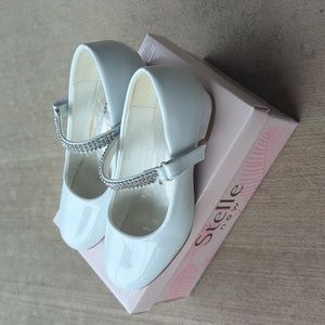 Stella white dress shoes